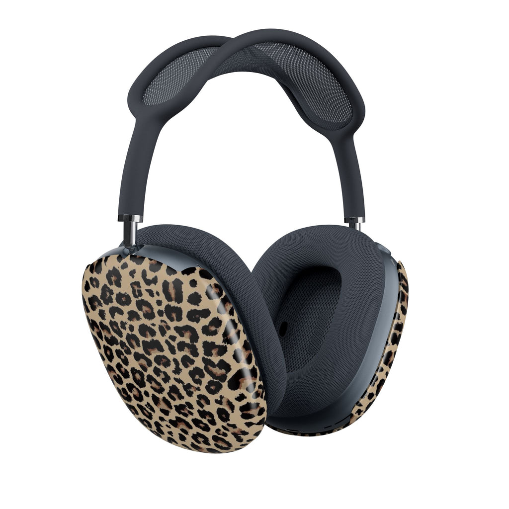 Leopard Print AirPods Max Ear Cup Covers — Stylish Protective Shell Case
