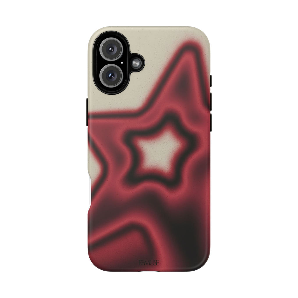 Red Starburst Phone Case