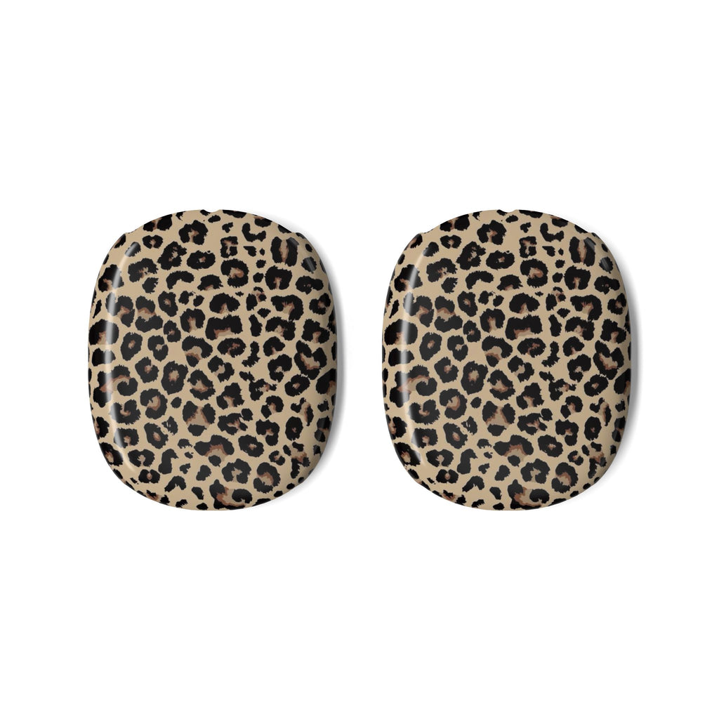 Leopard Print AirPods Max Ear Cup Covers — Stylish Protective Shell Case
