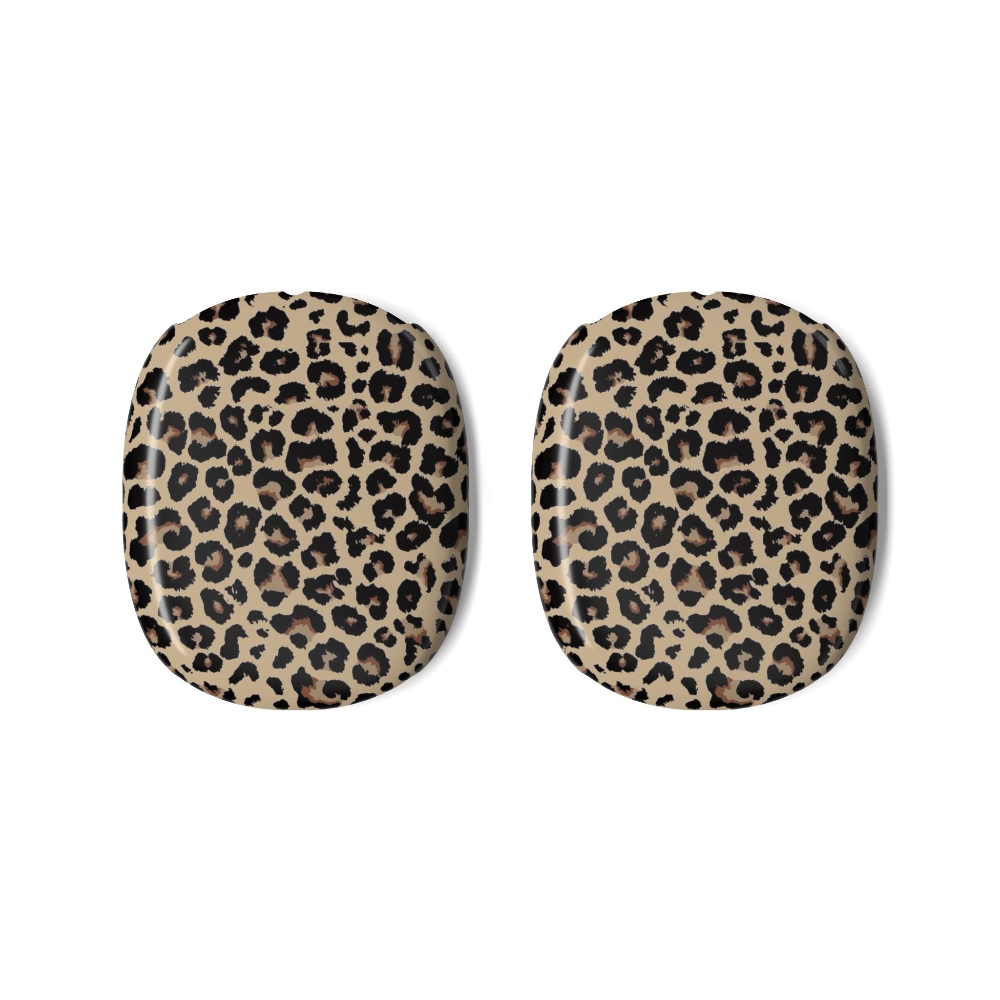 Leopard Print AirPods Max Ear Cup Covers — Stylish Protective Shell Case