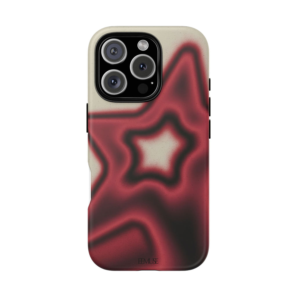 Red Starburst Phone Case