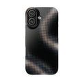 Phone Case — Metallic Black Wave Snap Case