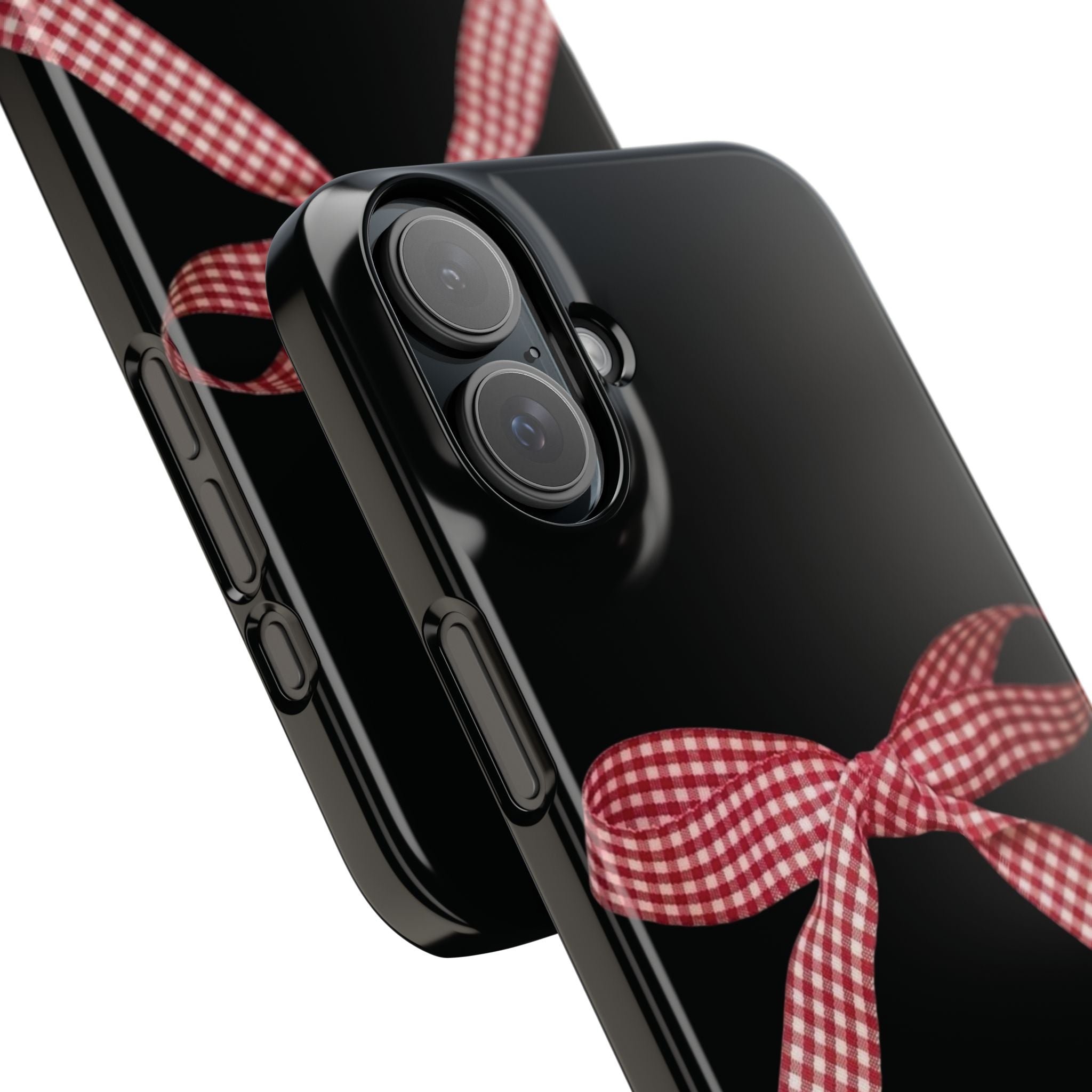 Checkered Bowtie Snap Case — Cute Patterned Phone Case